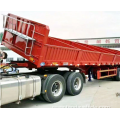 Side dump sidewall semi trailer